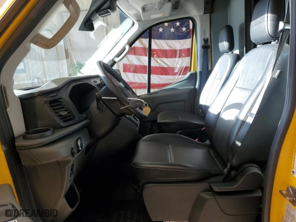 2023 Ford Transit Cargo Van with VIN 1FTBR1X8XPKA33585, listed as a Copart auction lot 83022384 with 15,405 mi miles and Salvage Title. Bid and sale history available at carsss.com. Image 7.