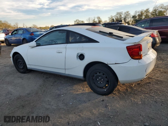 2002 Toyota Celica GT with VIN JTDDR32T120136902, listed as a Copart auction lot 78049974 with 206,849 mi miles and Clean Title. Bid and sale history available at carsss.com. Image 2.