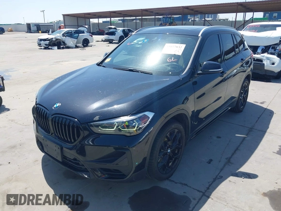 2021 BMW X1 sDrive28i with VIN WBXJG7C07M3M65841, listed as a IAAI auction lot 41877032 with 79,817 mi miles and . Bid and sale history available at DreamBid. Image 18.