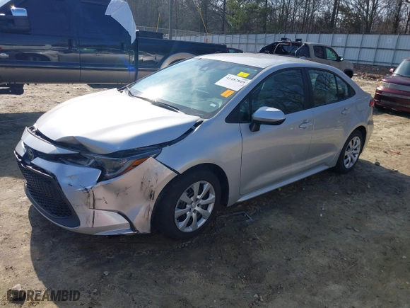2021 Toyota Corolla LE with VIN 5YFEPMAE2MP187465, listed as a IAAI auction lot 41482849 with 98,817 mi miles. Bid and sale history available at carsss.com. Image 2.