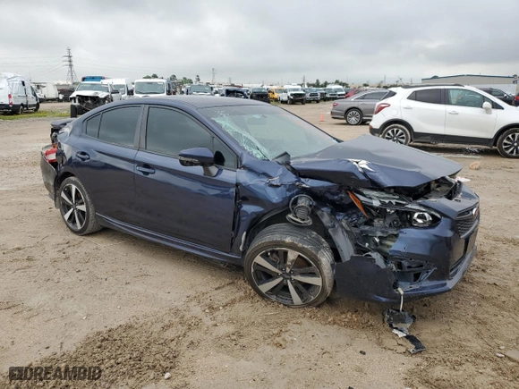2019 Subaru Impreza Sport with VIN 4S3GKAJ66K3616918, listed as a Copart auction lot 51053305 with 81,650 mi miles and Salvage Title. Bid and sale history available at carsss.com. Image 4.