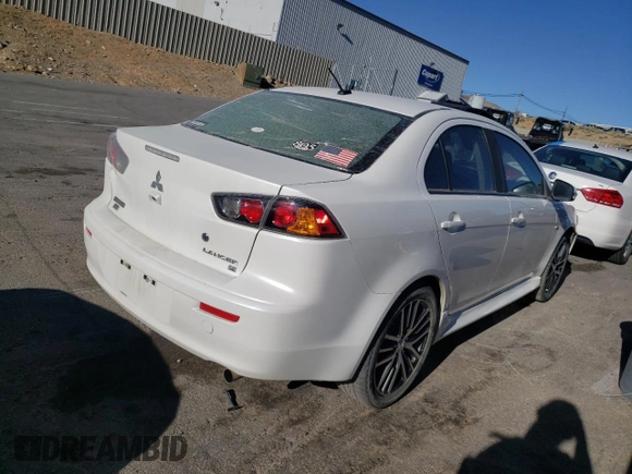 2017 Mitsubishi Lancer ES with VIN JA32V2FW6HU014960, listed as a Copart auction lot 70043804 with 102,710 mi miles and Salvage Title. Bid and sale history available at carsss.com. Image 3.