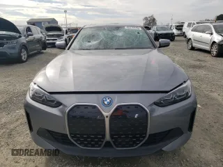 2024 BMW i4 eDrive40 with VIN WBY73AW0XRFR74533, listed as a Copart auction lot 46370845 with 15,469 mi miles and Salvage Title. Bid and sale history available at carsss.com. Image 5.