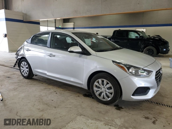 2022 Hyundai Accent SE с VIN 3KPC24A61NE171582, выставлен на аукционе Copart как лот 57715085 с пробегом 21 392 миль миль и Списание • Salvage title. История ставок и продаж доступна на DreamBid. Изображение 4.