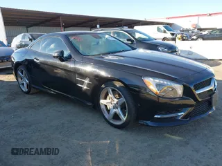 2013 Mercedes-Benz SL-Class SL 550 with VIN WDDJK7DA2DF016526, listed as a IAAI auction lot 41368828 with 46,287 mi miles. Bid and sale history available at carsss.com. Image 1.