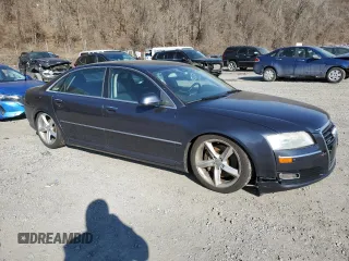 2008 Audi A8 L 4.2L with VIN WAUMV94E88N011613, listed as a Copart auction lot 48671745 with 166,225 mi miles and Clean Title. Bid and sale history available at carsss.com. Image 4.