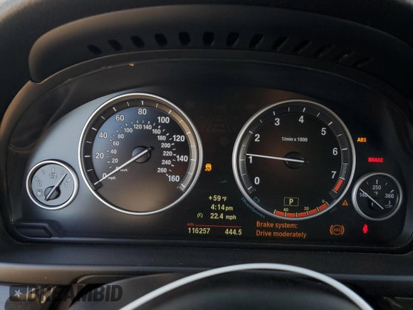 2012 BMW 5 Series 528i z VIN WBAXG5C5XCDX02237, wystawiony jako Copart lot #47799275 z przebiegiem 116 257 mil mil oraz Szkoda całkowita • Salvage title. Historia ofert i sprzedaży dostępna na DreamBid. Obrazek 9.