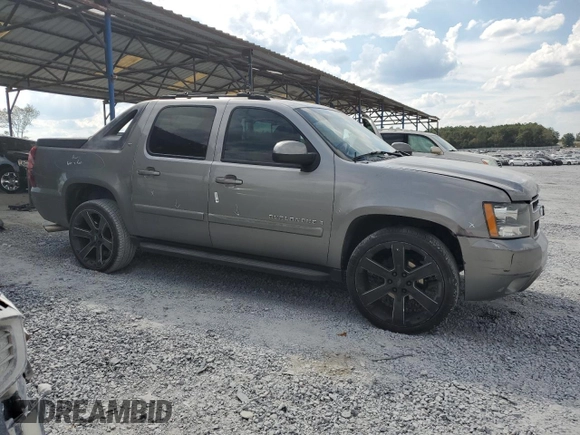 2007 Chevrolet Avalanche LT w/3LT with VIN 3GNEC12097G178650, listed as a Copart auction lot 72078054 with 0 mi miles and Salvage Title. Bid and sale history available at carsss.com. Image 4.
