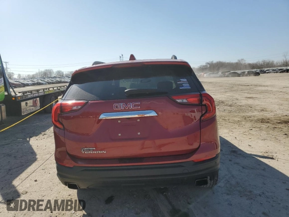 2018 GMC Terrain SLE with VIN 3GKALMEX9JL129646, listed as a Copart auction lot 48846975 with 156,990 mi miles and Salvage Title. Bid and sale history available at carsss.com. Image 6.