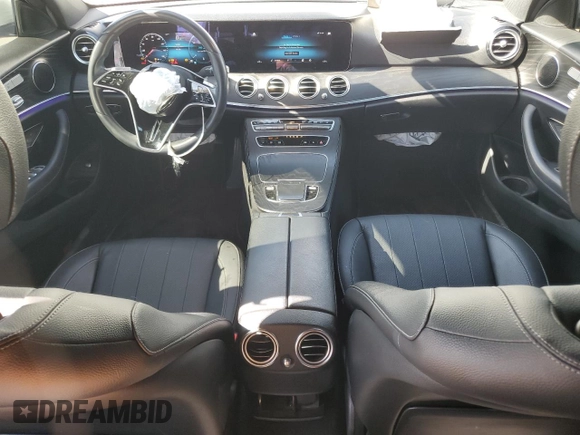 2022 Mercedes-Benz E-Class E 350 with VIN W1KZF8DB7NB027441, listed as a Copart auction lot 46950435 with 46,186 mi miles and Salvage Title. Bid and sale history available at carsss.com. Image 8.