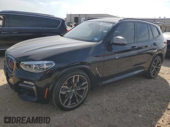 2019 BMW X3 M40i with VIN 5UXTS3C54K0Z05732, listed as a Copart auction lot 45658765 with 103,357 mi miles and Salvage Title. Bid and sale history available at DreamBid. Image 1.