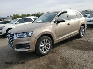 2018 Audi Q7 Premium z VIN WA1AHAF70JD025685, wystawiony jako Copart lot #54544195 z przebiegiem 63 801 mil mil oraz Szkoda całkowita • Salvage title. Historia ofert i sprzedaży dostępna na DreamBid. Obrazek 1.