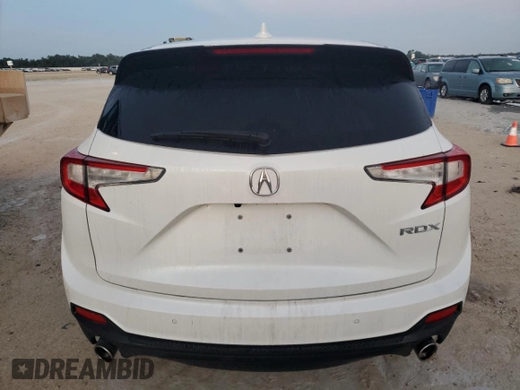 2021 Acura RDX w/Technology Package with VIN 5J8TC1H54ML016458, listed as a Copart auction lot 73889854 with Not Provided miles and Salvage Title. Bid and sale history available at carsss.com. Image 6.