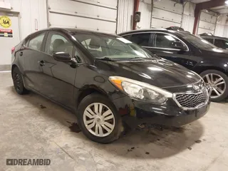2016 Kia Forte LX with VIN KNAFK4A61G5523911, listed as a IAAI auction lot 41259147 with 114,740 mi miles. Bid and sale history available at carsss.com. Image 1.