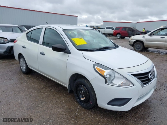 2019 Nissan Versa Sedan SV with VIN 3N1CN7AP1KL809325, listed as a IAAI auction lot 41199329 with 95,726 mi miles. Bid and sale history available at carsss.com. Image 1.