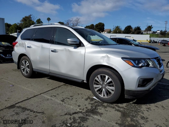 2017 Nissan Pathfinder SV with VIN 5N1DR2MN5HC646262, listed as a Copart auction lot 45595615 with 158,504 mi miles and Salvage Title. Bid and sale history available at carsss.com. Image 4.