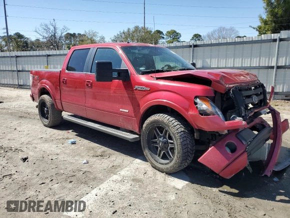 2011 Ford F-150 XLT with VIN 1FTFW1CT2BKE13873, listed as a Copart auction lot 48215075 with 189,951 mi miles and Salvage Title. Bid and sale history available at carsss.com. Image 4.