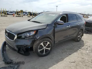 2018 Kia Sorento EX z VIN 5XYPHDA53JG354972, wystawiony jako Copart lot #49057535 z przebiegiem 113 800 mil mil oraz Szkoda całkowita • Salvage title. Historia ofert i sprzedaży dostępna na DreamBid. Obrazek 1.