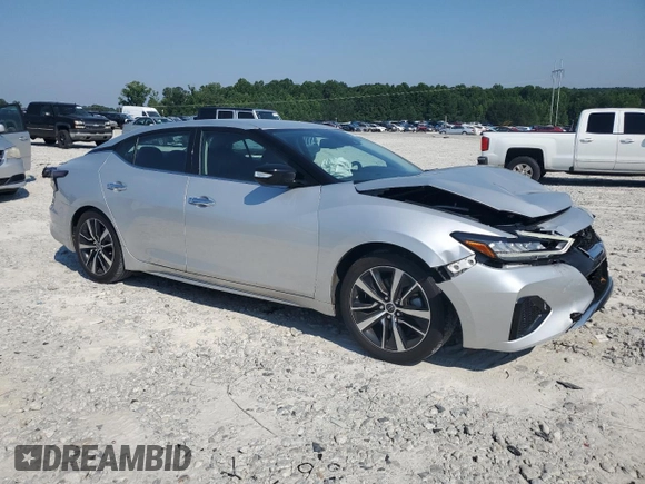 2023 Nissan Maxima SV with VIN 1N4AA6CV4PC510314, listed as a Copart auction lot 61914045 with 50,121 mi miles and Salvage title. Bid and sale history available at DreamBid. Image 4.