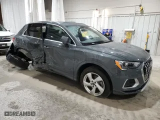 2022 Audi Q3 Premium with VIN WA1AUCF33N1002302, listed as a Copart auction lot 51973985 with 49,886 mi miles and Salvage Title. Bid and sale history available at carsss.com. Image 4.