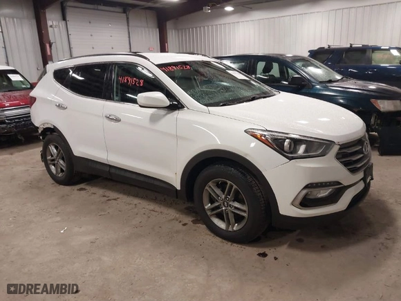 2017 Hyundai Santa Fe Sport 2.4L with VIN 5XYZUDLB4HG381129, listed as a IAAI auction lot 41891528 with 111,791 mi miles. Bid and sale history available at carsss.com. Image 1.