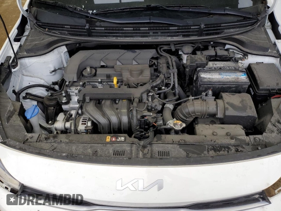 2023 Kia Rio LX with VIN 3KPA24ADXPE615843, listed as a Copart auction lot 47660125 with 27,841 mi miles and Salvage Title. Bid and sale history available at DreamBid. Image 11.