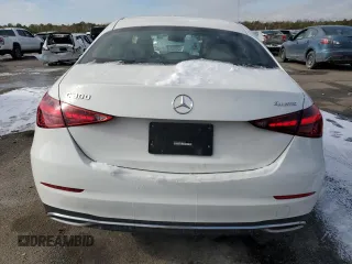 2022 Mercedes-Benz C 300 with VIN W1KAF4HB9NR039307, listed as a Copart auction lot 89340365 with 25,252 mi miles and Salvage Title. Bid and sale history available at DreamBid. Image 6.