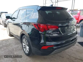 2018 Hyundai Santa Fe 2.0T with VIN 5XYZU4LA9JG536741, listed as a IAAI auction lot 42160866 with 86,356 mi miles and . Bid and sale history available at DreamBid. Image 3.