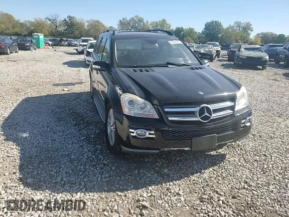 2007 Mercedes-Benz GL-Class with VIN 4JGBF71E97A234129, listed as a Copart auction lot 76583074 with 0 mi miles and Salvage Title. Bid and sale history available at carsss.com. Image 12.