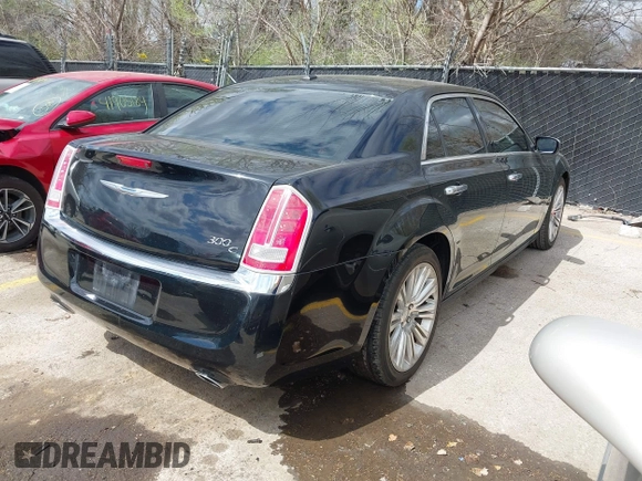 2012 Chrysler 300 with VIN 2C3CCAET1CH284661, listed as a IAAI auction lot 41920717 with 123,505 mi miles. Bid and sale history available at carsss.com. Image 4.
