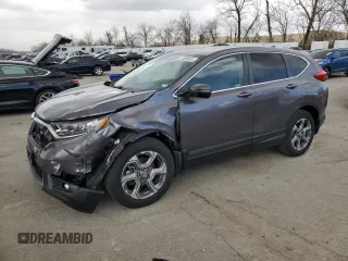 2018 Honda CR-V EX with VIN 7FARW1H51JE052272, listed as a Copart auction lot 49498945 with 61,324 mi miles and Salvage Title. Bid and sale history available at DreamBid. Image 1.