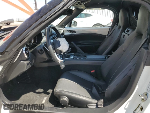 2021 Mazda MX-5 Miata Grand Touring with VIN JM1NDAD77M0459510, listed as a Copart auction lot 68654874 with 39,657 mi miles and Salvage title. Bid and sale history available at DreamBid. Image 7.