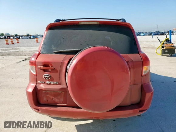 2007 Toyota RAV4 with VIN JTMZD33V376026281, listed as a Copart auction lot 54160095 with 203,286 mi miles and Salvage Title. Bid and sale history available at carsss.com. Image 6.