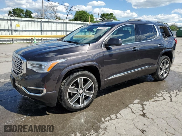 2017 GMC Acadia Denali z VIN 1GKKNXLS5HZ239863, wystawiony jako Copart lot #57999995 z przebiegiem 97 076 mil mil oraz Szkoda całkowita • Salvage title. Historia ofert i sprzedaży dostępna na DreamBid. Obrazek 1.