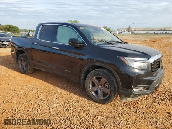 2023 Honda Ridgeline RTL-E with VIN 5FPYK3F7XPB052810, listed as a Copart auction lot 51172945 with Not provided miles and Non repairable. Bid and sale history available at DreamBid. Image 4.