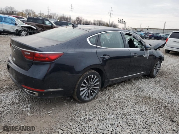 2018 Kia Cadenza Premium with VIN KNALC4J16J5127386, listed as a Copart auction lot 78910854 with 0 mi miles and Salvage Title. Bid and sale history available at carsss.com. Image 3.