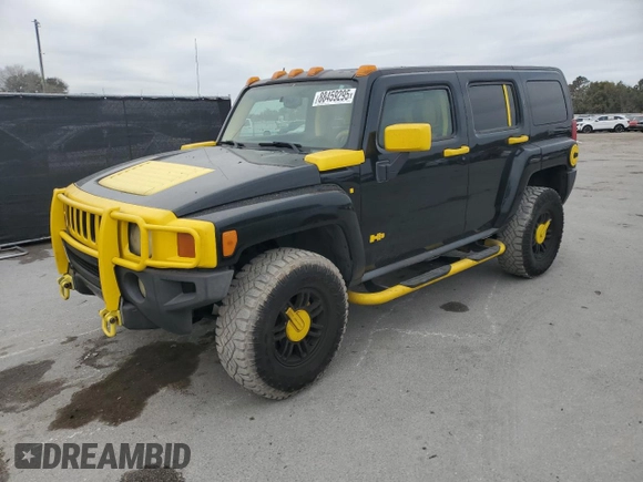2007 Hummer H3 SUV with VIN 5GTDN13E478223985, listed as a Copart auction lot 88459295 with 215,840 mi miles and Clean Title. Bid and sale history available at DreamBid. Image 1.