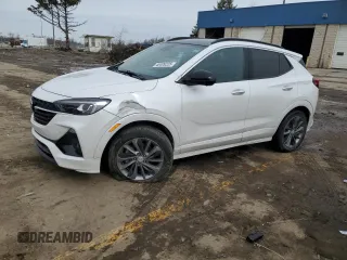 2021 Buick Encore GX Essence with VIN KL4MMFSL0MB122202, listed as a Copart auction lot 48409225 with 84,972 mi miles and Salvage title. Bid and sale history available at DreamBid. Image 1.