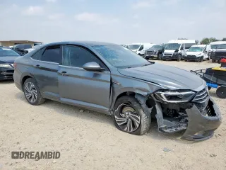 2020 Volkswagen Jetta SEL with VIN 3VWE57BU2LM095644, listed as a Copart auction lot 57269245 with 54,491 mi miles and Salvage title. Bid and sale history available at DreamBid. Image 4.
