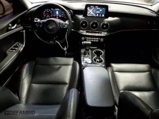 2018 Kia Stinger Premium with VIN KNAE25LA7J6027810, listed as a Copart auction lot 55290734 with 70,693 mi miles and Salvage Title. Bid and sale history available at carsss.com. Image 8.