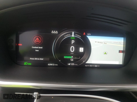 2019 Jaguar I-Pace S z VIN SADHB2S19K1F72929, wystawiony jako Copart lot #85820134 z przebiegiem 29 612 mil mil oraz Szkoda całkowita • Salvage title. Historia ofert i sprzedaży dostępna na DreamBid. Obrazek 9.