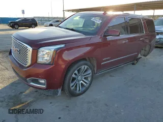 2017 GMC Yukon Denali with VIN 1GKS1CKJ1HR289530, listed as a Copart auction lot 85644374 with 131,614 mi miles and Salvage Title. Bid and sale history available at carsss.com. Image 1.