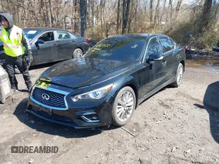 2024 Infiniti Q50 Luxe with VIN JN1EV7BR6RM632411, listed as a IAAI auction lot 41903452 with 5,623 mi miles and . Bid and sale history available at DreamBid. Image 18.
