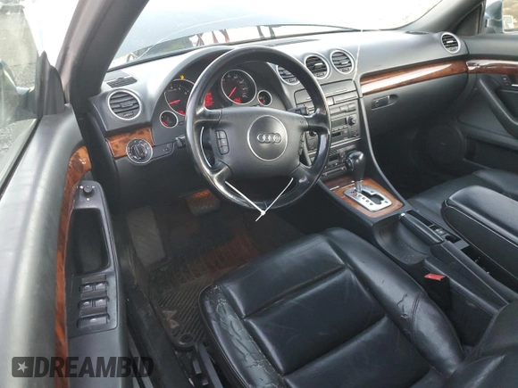 2004 Audi A4 3.0L with VIN WAUDT48H04K015549, listed as a Copart auction lot 85260524 with 203,946 mi miles and Salvage Title. Bid and sale history available at carsss.com. Image 8.