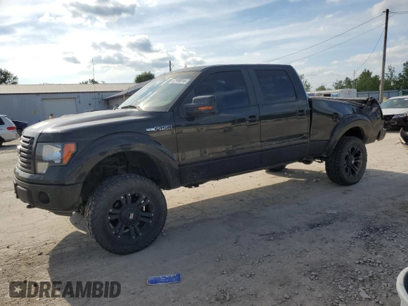 2012 Ford F-150 XL with VIN 1FTFW1EF8CFA46754, listed as a Copart auction lot 67100014 with 124,336 mi miles and Salvage Title. Bid and sale history available at carsss.com. Image 1.