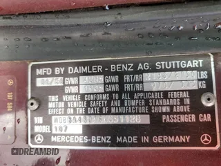 1986 Mercedes-Benz 560 SL with VIN WDBBA48D5GA051128, listed as a Copart auction lot 79873374 with 119,909 mi miles and Clean Title. Bid and sale history available at carsss.com. Image 12.