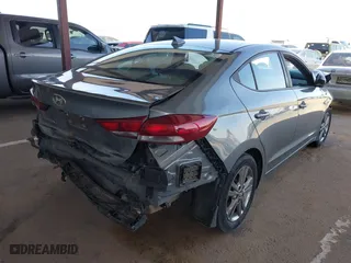 2018 Hyundai Elantra Value Edition with VIN KMHD84LF6JU632086, listed as a IAAI auction lot 41681095 with 67,734 mi miles. Bid and sale history available at carsss.com. Image 4.