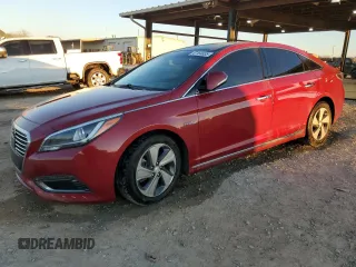 2016 Hyundai Sonata Hybrid Limited with VIN KMHE34L14GA031924, listed as a Copart auction lot 47164635 with 160,390 mi miles and Salvage Title. Bid and sale history available at carsss.com. Image 1.