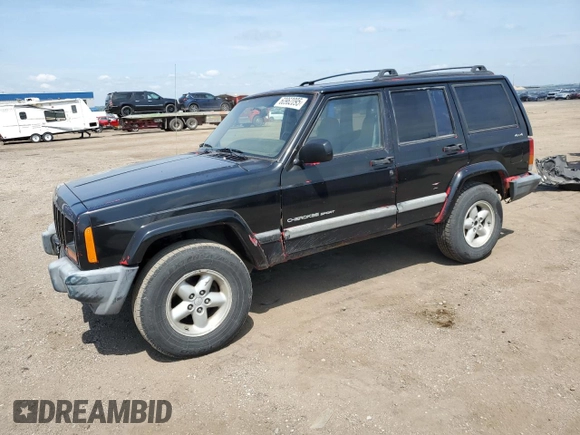 2001 Jeep Cherokee Sport with VIN 1J4FF48S51L548933, listed as a Copart auction lot 60962095 with 175,352 mi miles and Clean title. Bid and sale history available at DreamBid. Image 1.
