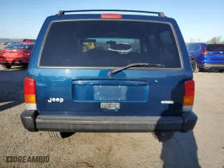 2001 Jeep Cherokee Sport with VIN 1J4FF48S61L617340, listed as a Copart auction lot 52340995 with 210,256 mi miles and Clean Title. Bid and sale history available at carsss.com. Image 6.